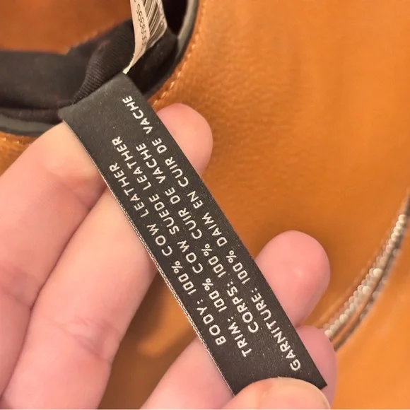 Marc Jacobs Cognac Pebbled Leather Shoulder Bag NWOT - Picture 15 of 16